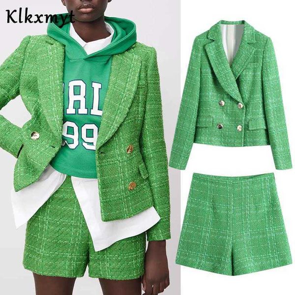 klkxmyt za two piece set women fashion double breasted texture cropped blazer jacket and casual shorts sets 210527, White;black
klkxmyt za two piece set women fashion double breasted texture cropped blazer jacket and casual shorts sets 210527, White;black