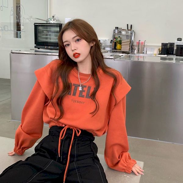 men's hoodies & sweatshirts moletom com capuz feminino outono inverno, novo estilo coreano, design sense curto, camisa solta de manga c, Black
men's hoodies & sweatshirts moletom com capuz feminino outono inverno, novo estilo coreano, design sense curto, camisa solta de manga c, Black
