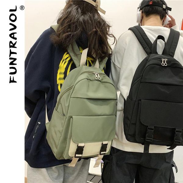 solid color backpacks for women men waterproof nylon multi pocket travel large capacity school bag teenage backpack
solid color backpacks for women men waterproof nylon multi pocket travel large capacity school bag teenage backpack