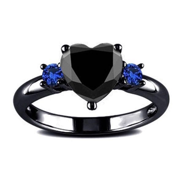 wedding rings trendy ring black gun color love heart charm finger blue valentine's day gift, Slivery;golden
wedding rings trendy ring black gun color love heart charm finger blue valentine's day gift, Slivery;golden