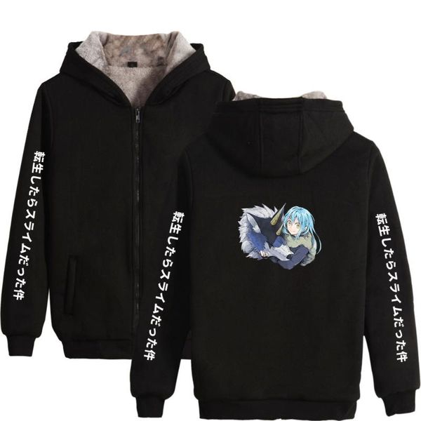 men's hoodies & sweatshirts anime that time i got reincarnated as a slime zip up men/women sweatshirt winter thick warm zipper hooded j, Black
men's hoodies & sweatshirts anime that time i got reincarnated as a slime zip up men/women sweatshirt winter thick warm zipper hooded j, Black