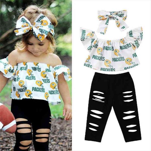 baby kids girls clothes off shoulder letter print pullover short sleeve hole solid pants bow headband 3pcs cotton outfits, White
baby kids girls clothes off shoulder letter print pullover short sleeve hole solid pants bow headband 3pcs cotton outfits, White