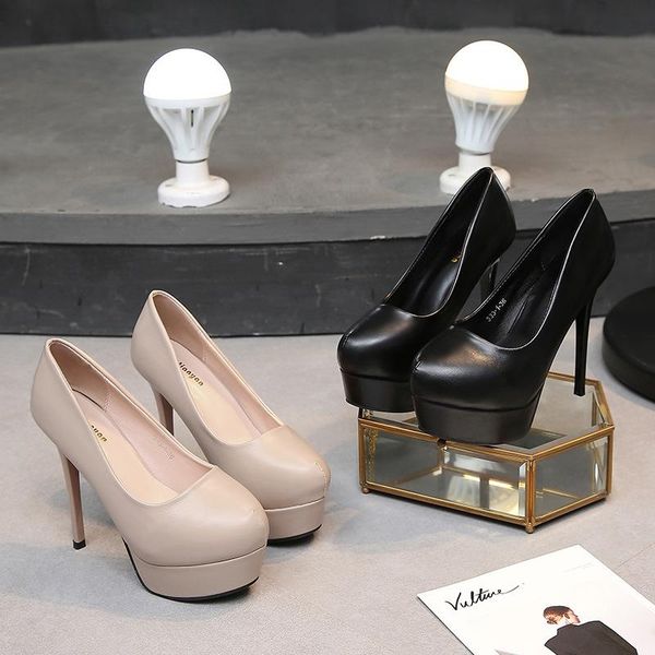 dress shoes 2021 women pumps platform woman peep toe high heels 12cm office hoes fashion wedding bridal, Black
dress shoes 2021 women pumps platform woman peep toe high heels 12cm office hoes fashion wedding bridal, Black