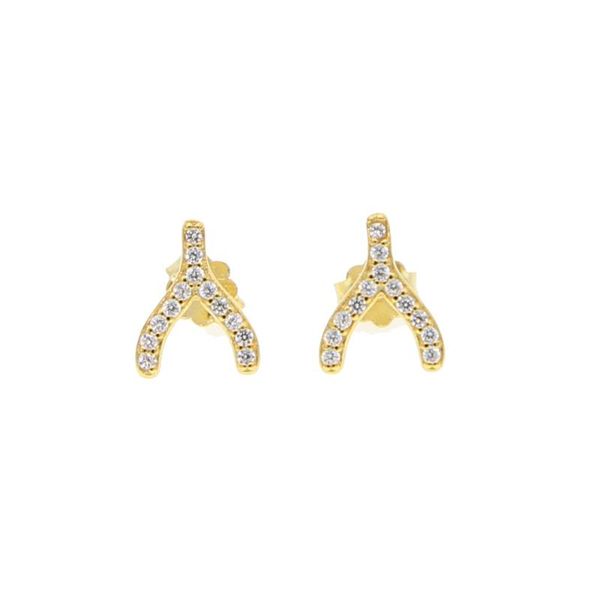 stud three color micro pave cz delicate wishbone for young girl gift 925 sterling silver minimalist small earring, Golden;silver
stud three color micro pave cz delicate wishbone for young girl gift 925 sterling silver minimalist small earring, Golden;silver