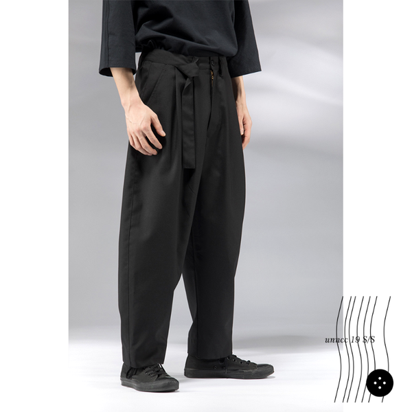 men's pants 27-44 customized clothing fashion original design personality blend draped loose cropped nine, Black
men's pants 27-44 customized clothing fashion original design personality blend draped loose cropped nine, Black