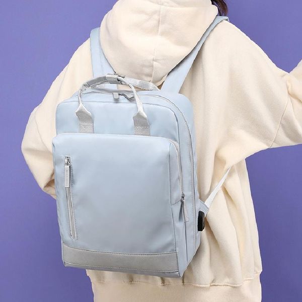 backpack large capacity simple students bag double shoulder pack school for teenager girls sweet solid color travel
backpack large capacity simple students bag double shoulder pack school for teenager girls sweet solid color travel