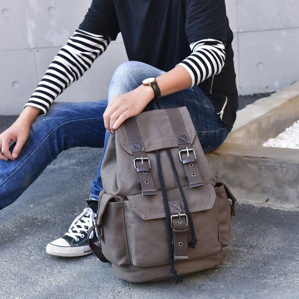 high capacity mens canvas backpack outdoor long distance travel sport&outdoor packs men portable schoolbag khaki/black/army green handbag a0
high capacity mens canvas backpack outdoor long distance travel sport&outdoor packs men portable schoolbag khaki/black/army green handbag a0