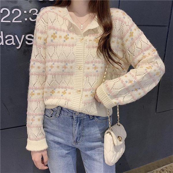 women's knits & tees japan style sweet mori girl floral hollow out knitting fall cardigan for women thin sweater spring autumn crochet, White
women's knits & tees japan style sweet mori girl floral hollow out knitting fall cardigan for women thin sweater spring autumn crochet, White