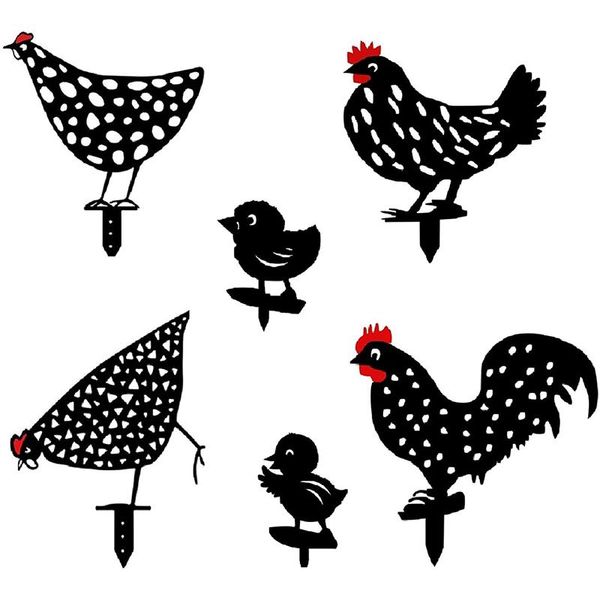 novelty items chicken silhouette acrylic garden art stake,black rooster hen chick statue insert decor for yard lawn
novelty items chicken silhouette acrylic garden art stake,black rooster hen chick statue insert decor for yard lawn