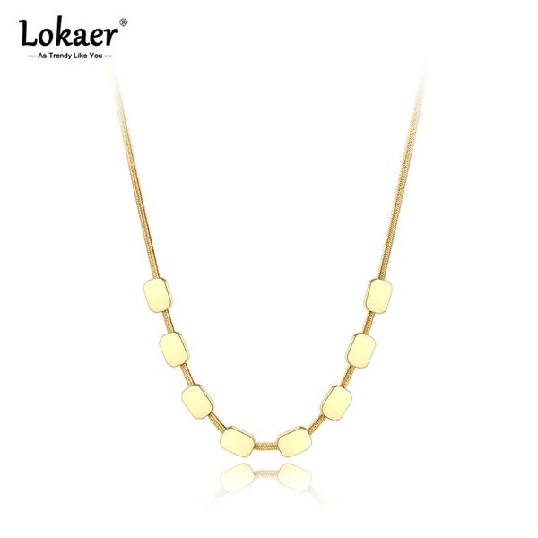 chokers lokaer goth 316l stainless steel geometry choker necklaces jewelry fashion bohemia weave snake chain necklace for women n21106, Golden;silver
chokers lokaer goth 316l stainless steel geometry choker necklaces jewelry fashion bohemia weave snake chain necklace for women n21106, Golden;silver