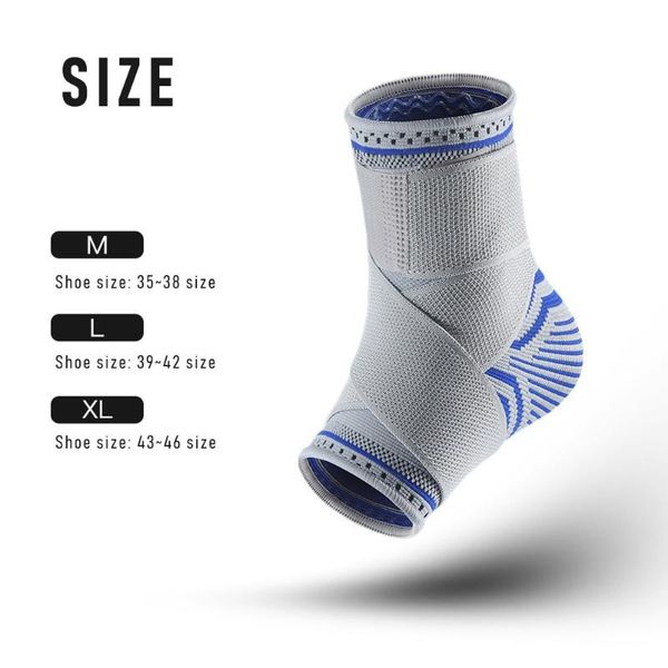 ankle support 1pc basketball bracket football nylon compression protector knit strap, Blue;black
ankle support 1pc basketball bracket football nylon compression protector knit strap, Blue;black
