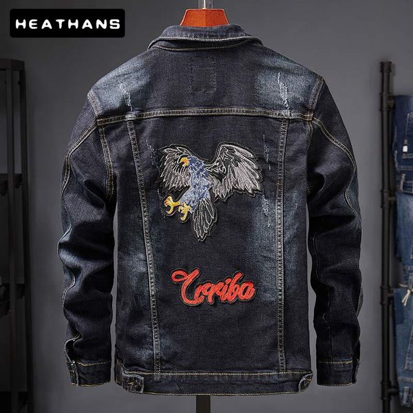spring autumn jean jackets men's embroidery denim for male japanese printed single breasted long sleeve mens jacket, Black;brown
spring autumn jean jackets men's embroidery denim for male japanese printed single breasted long sleeve mens jacket, Black;brown