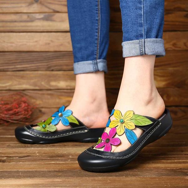 luxury slippers 2021 women's home slippers flower cool drag national style comfortable thick soled big sho, Black
luxury slippers 2021 women's home slippers flower cool drag national style comfortable thick soled big sho, Black
