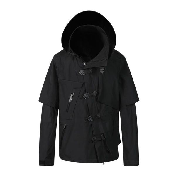 men's jackets jacket lost mind waterproof with separated sleeves multiple pockets quick release buckles techwear streetwear, Black;brown
men's jackets jacket lost mind waterproof with separated sleeves multiple pockets quick release buckles techwear streetwear, Black;brown