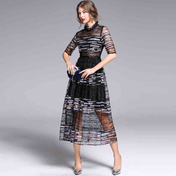 dress summer high-end runway lantejoule border project women short oco out malha long dressed party rqjp, Black;gray
dress summer high-end runway lantejoule border project women short oco out malha long dressed party rqjp, Black;gray