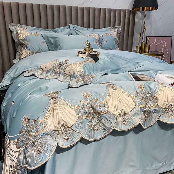 gong tingfeng 120 thread count long staple cotton four piece set high-end embroidered pure cotton quilt cover luxury bedding
gong tingfeng 120 thread count long staple cotton four piece set high-end embroidered pure cotton quilt cover luxury bedding