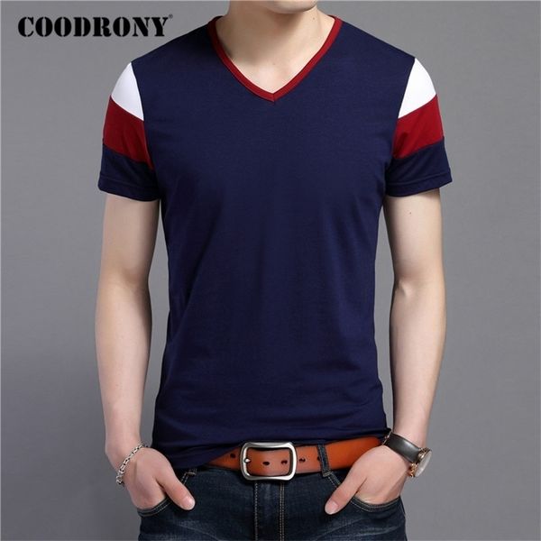 coodrony brand short sleeve t shirt men streetwear fashion casual v-neck t-shirt summer soft cotton tee shirt homme c5084s 210324, White;black
coodrony brand short sleeve t shirt men streetwear fashion casual v-neck t-shirt summer soft cotton tee shirt homme c5084s 210324, White;black