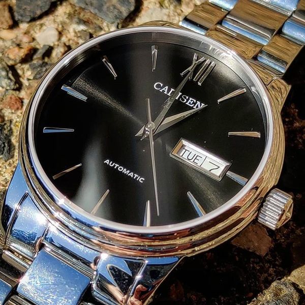 wristwatches cadisen watch men nh36a mechanical movement set automatic self-wind stainless steel sapphire 5atm waterproof business wrist, Slivery;brown
wristwatches cadisen watch men nh36a mechanical movement set automatic self-wind stainless steel sapphire 5atm waterproof business wrist, Slivery;brown