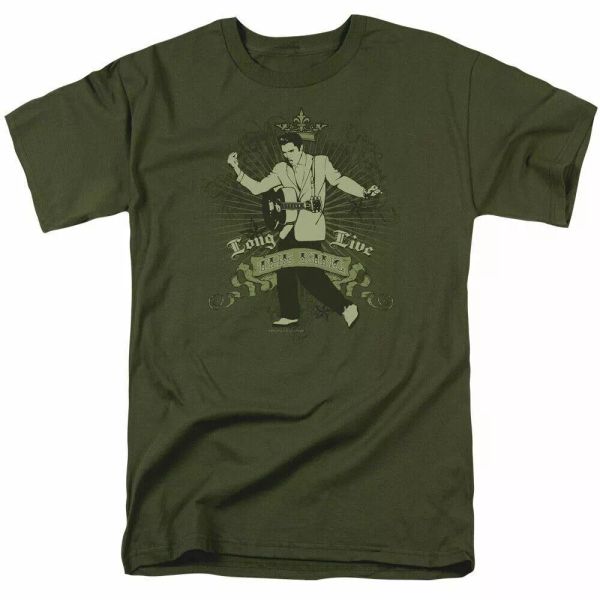 elvis presley long live the king t shirt mens licensed king tee military green, White;black
elvis presley long live the king t shirt mens licensed king tee military green, White;black