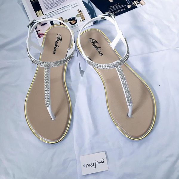 sandals summer rhinestone women slippers fashion roman bling open toe flats outdoor beach women's flip flops shoes, Black
sandals summer rhinestone women slippers fashion roman bling open toe flats outdoor beach women's flip flops shoes, Black