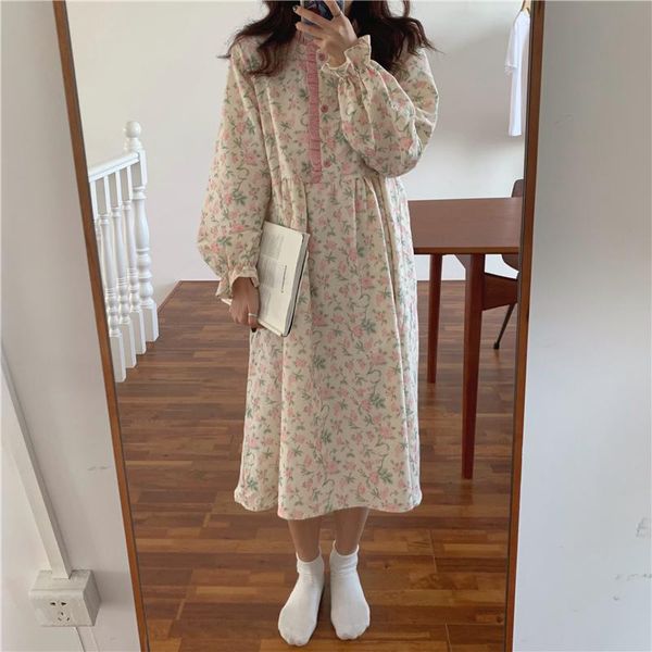 women's sleepwear spring casual floral print women nightgown 100% cotton nightdress female loose nightgowns night dress homewear l043, Black;red
women's sleepwear spring casual floral print women nightgown 100% cotton nightdress female loose nightgowns night dress homewear l043, Black;red