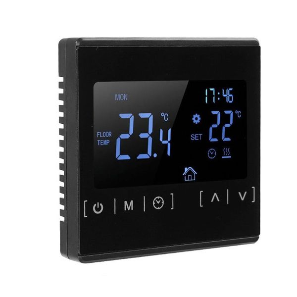 smart home control touch thermostat temperature wireless controller for water/electric floor heating gas boiler works google home,alexa
smart home control touch thermostat temperature wireless controller for water/electric floor heating gas boiler works google home,alexa