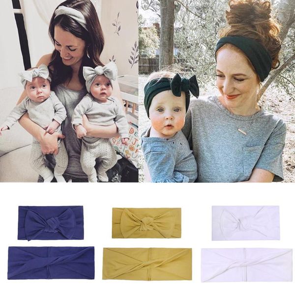 hair accessories parent-child headband solid color born baby hairband soft elastic mother girls band turban, Slivery;white
hair accessories parent-child headband solid color born baby hairband soft elastic mother girls band turban, Slivery;white