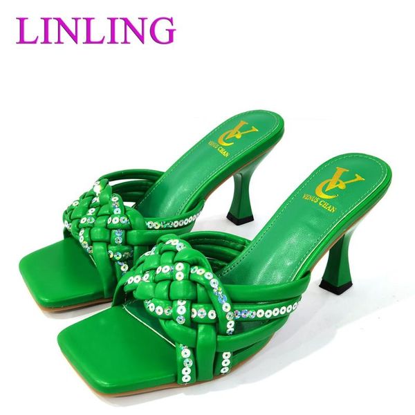 dress shoes arrival green color wedding for woman fashion open toe ladies pumps shoe party decorated with rhinestone, Black
dress shoes arrival green color wedding for woman fashion open toe ladies pumps shoe party decorated with rhinestone, Black