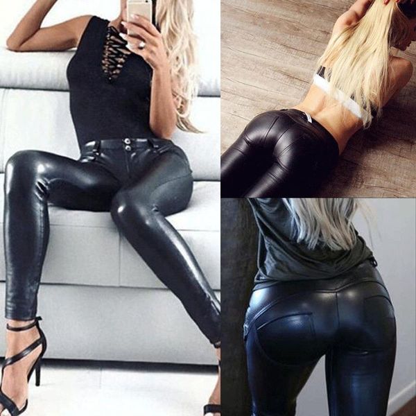 women's pants & capris 2021 women´s wet look stretchy pu leather skinny leggings pencil trousers high waist, Black;white
women's pants & capris 2021 women´s wet look stretchy pu leather skinny leggings pencil trousers high waist, Black;white