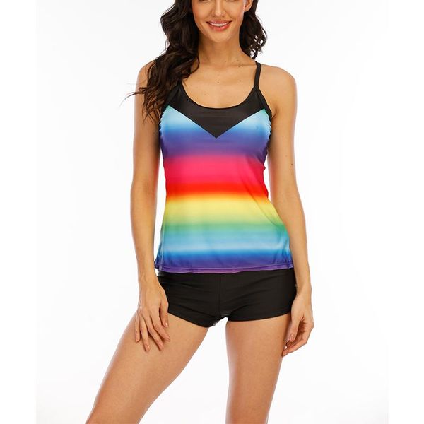 women's swimwear womens multicolor strappy back tie dye print tankiniswimsuit set plus size s-5xl, White;black
women's swimwear womens multicolor strappy back tie dye print tankiniswimsuit set plus size s-5xl, White;black