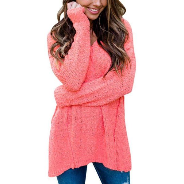 women's sweaters women v-neck long sleeve loose sweater autumn winter knitted fashion warm pullover, White;black
women's sweaters women v-neck long sleeve loose sweater autumn winter knitted fashion warm pullover, White;black