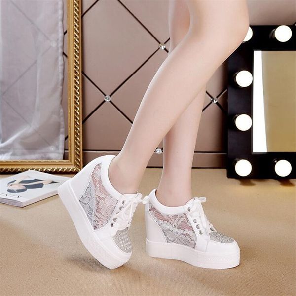 women sneakers summer mesh casual platform trainers white shoes 11cm heels wedges breathable woman height increasing shoes new
women sneakers summer mesh casual platform trainers white shoes 11cm heels wedges breathable woman height increasing shoes new