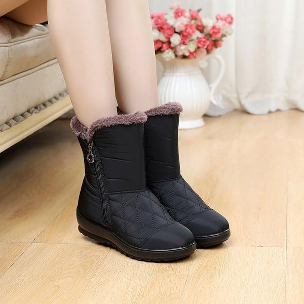 boots 2021 women's winter wish warm mother cotton non-slip waterproof short plus velvet tendon bottom snow one drop, Black
boots 2021 women's winter wish warm mother cotton non-slip waterproof short plus velvet tendon bottom snow one drop, Black