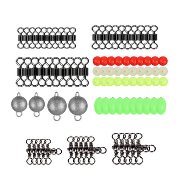 fishing accessories kit including jig hooks sinker weights swivels snaps connector beads with tackle box pesca
fishing accessories kit including jig hooks sinker weights swivels snaps connector beads with tackle box pesca