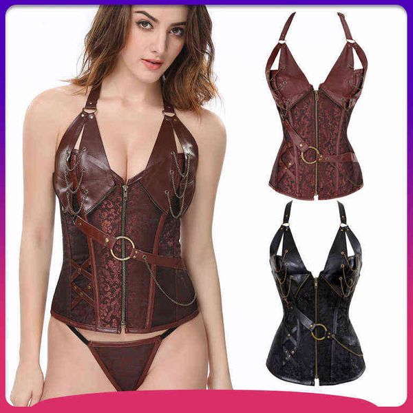 luxury women's shapers leather uniform steel boned metal punk waist corset queen fan performance costume court body shaping costume, Black;white
luxury women's shapers leather uniform steel boned metal punk waist corset queen fan performance costume court body shaping costume, Black;white