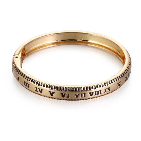 bangle ornapeadia retro roman numeral alloy bracelet for women personality bangles wholesale jewelry stainless steel, Black
bangle ornapeadia retro roman numeral alloy bracelet for women personality bangles wholesale jewelry stainless steel, Black