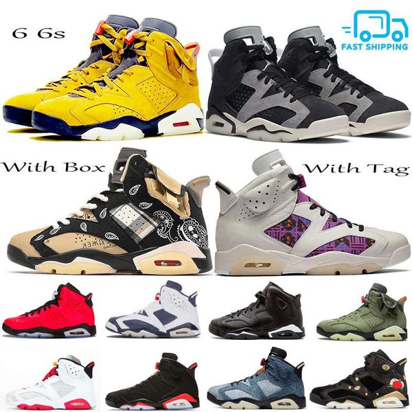 with box jumpman 6 6s mens basketball shoes satin travis scotts retro hare quai 54 tech chrome black cat infrared dmp trainers sneakers
with box jumpman 6 6s mens basketball shoes satin travis scotts retro hare quai 54 tech chrome black cat infrared dmp trainers sneakers