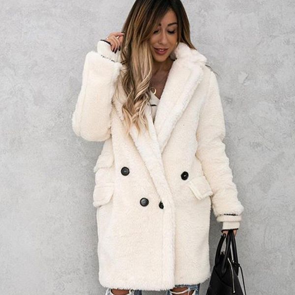 women's wool & blends elina fashion loose turn down collar coats elegant solid double breasted jackets mid length ladies gezd, Black
women's wool & blends elina fashion loose turn down collar coats elegant solid double breasted jackets mid length ladies gezd, Black