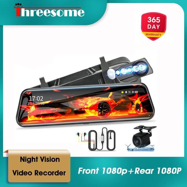 10'' car dvr touch screen dual lens 1080p stream media dash camera night vision video recorder rearview mirror rear camer dvrs
10'' car dvr touch screen dual lens 1080p stream media dash camera night vision video recorder rearview mirror rear camer dvrs
