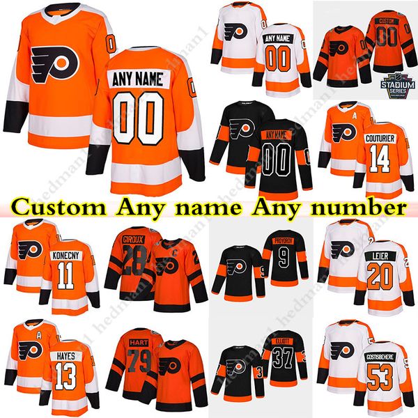 custom philadelphia flyers hockeys jersey 79 carter hart 13 kevin hayes 28 claude giroux 11 travis konecny any number and name, Black;red
custom philadelphia flyers hockeys jersey 79 carter hart 13 kevin hayes 28 claude giroux 11 travis konecny any number and name, Black;red