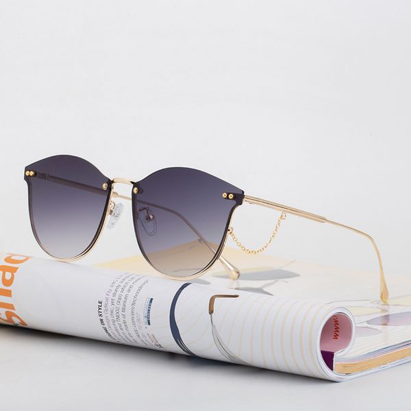 viper glasseskajila new metal chain sunglasses, White;black 
viper glasseskajila new metal chain sunglasses, White;black