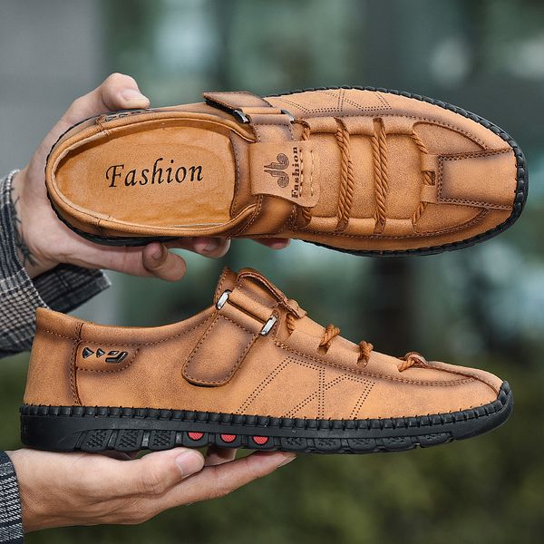 man new summer fashion hand-sewn casual shoes hombre soft-sole loafers moccasins male slip-on leisure young driving shoes, Black
man new summer fashion hand-sewn casual shoes hombre soft-sole loafers moccasins male slip-on leisure young driving shoes, Black