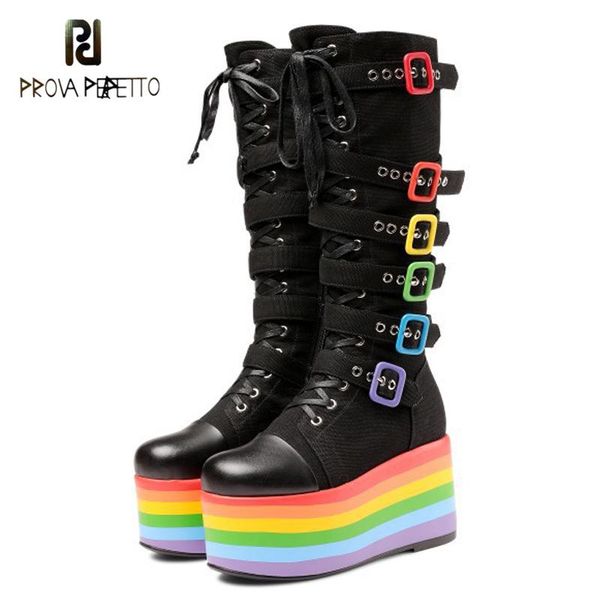boots autumn high-heeled color-blocking thick-soled high women waterproof platform belt buckle cross strap side zipper, Black
boots autumn high-heeled color-blocking thick-soled high women waterproof platform belt buckle cross strap side zipper, Black