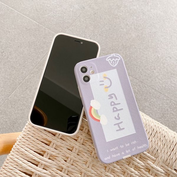 rainbow happy letter small sheepskin grain soft phone cases for iphone 12 11 pro promax x xs max 7 8 plus
rainbow happy letter small sheepskin grain soft phone cases for iphone 12 11 pro promax x xs max 7 8 plus
