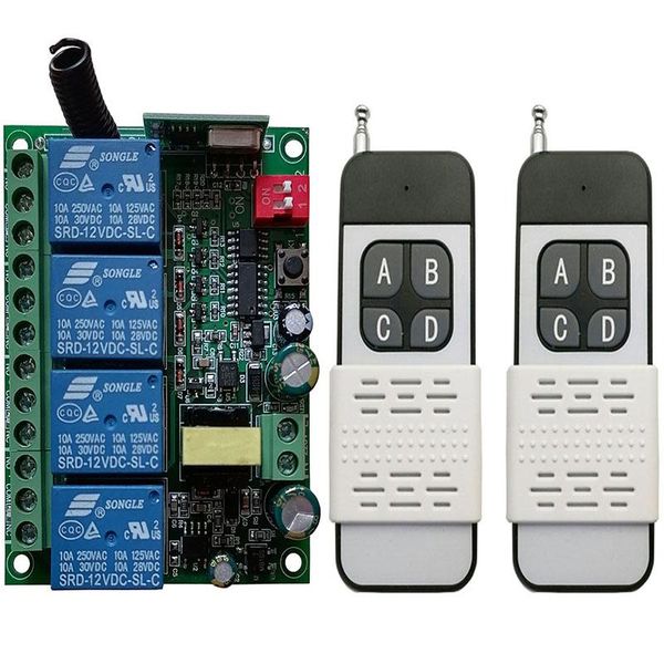 smart home control remote ac110v 220v 230v 4ch rf switch relay receiver and transmitter for garage light
smart home control remote ac110v 220v 230v 4ch rf switch relay receiver and transmitter for garage light