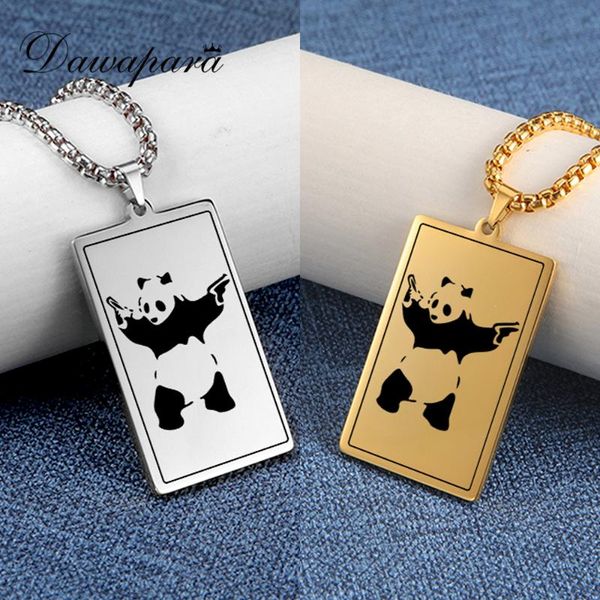 pendant necklaces dawapara animal pendants panda pattern laser stainless steel jewelry necklace, Silver
pendant necklaces dawapara animal pendants panda pattern laser stainless steel jewelry necklace, Silver