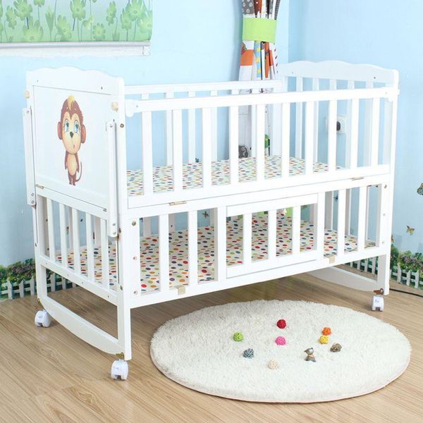 crib white solid wood bed bassinet babies' multi-function children's variable desk drop baby cribs
crib white solid wood bed bassinet babies' multi-function children's variable desk drop baby cribs
