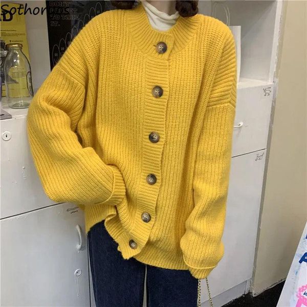 women's knits & tees cardigan women o-neck knitted sweaters teens streetwear all-match button-up harajuku solid baggy fashion mujer ret, White
women's knits & tees cardigan women o-neck knitted sweaters teens streetwear all-match button-up harajuku solid baggy fashion mujer ret, White