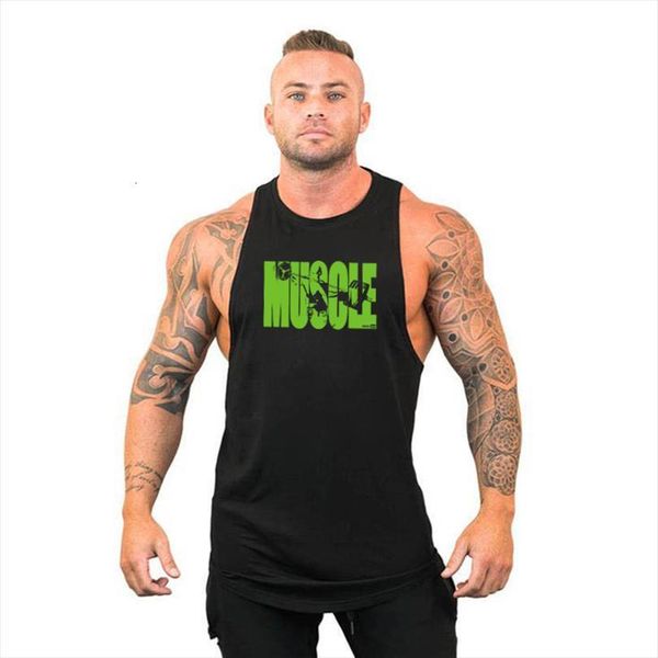 men bodybuilding tank gyms workout fitness cotton sleeveless shirt jogger clothing muscle stringer singlet male casual vest, White;black
men bodybuilding tank gyms workout fitness cotton sleeveless shirt jogger clothing muscle stringer singlet male casual vest, White;black