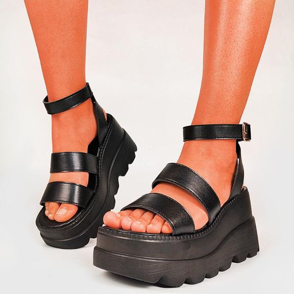 big size 35-43 brand ladies high platform sandals fashion heels gladiator women 2021 beach wedges shoes, Black
big size 35-43 brand ladies high platform sandals fashion heels gladiator women 2021 beach wedges shoes, Black